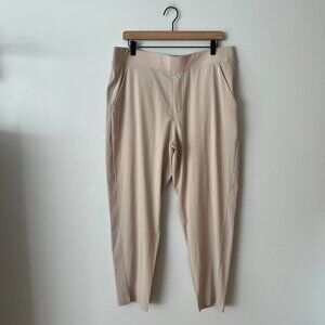Athleta Brooklyn Mid-Rise Ankle Pants Beige Women's Size 16